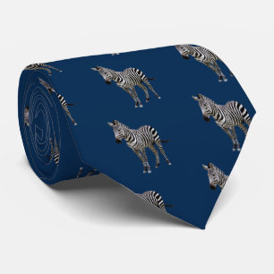zebra neck tie