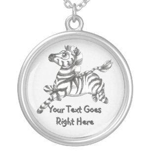 Zebra Necklace