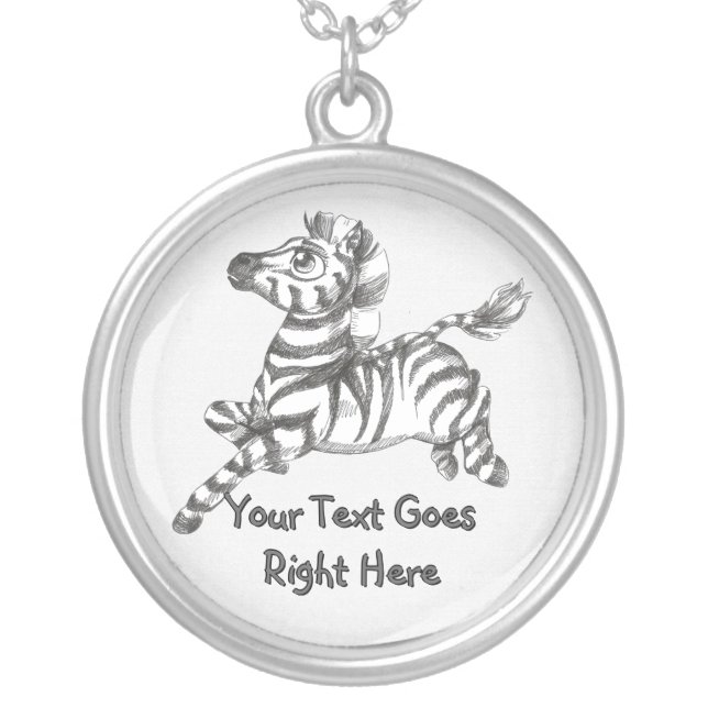 Zebra Necklace (Front)