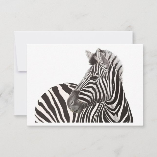 Zebra Note Card (Front)