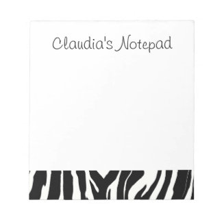 Zebra Notepad