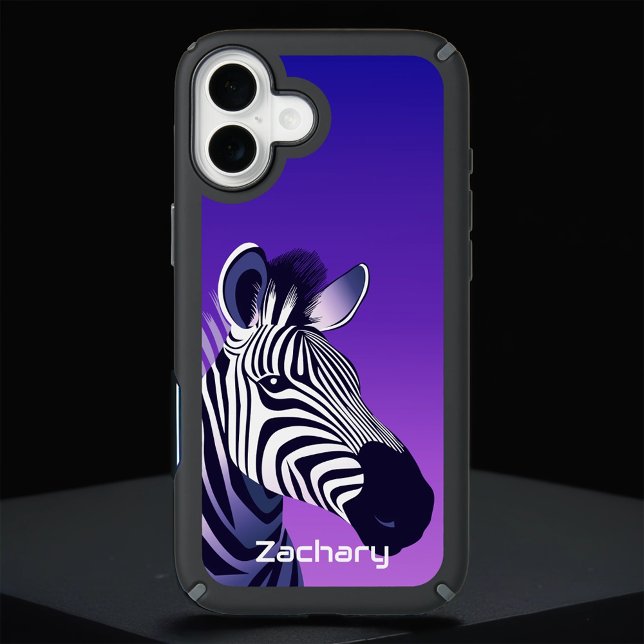 Zebra of the 80's Personalized Speck iPhone Case (Creator Uploaded)