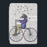 Zebra On Bicycle iPad Mini Cover<br><div class="desc">Transportation & Travel</div>