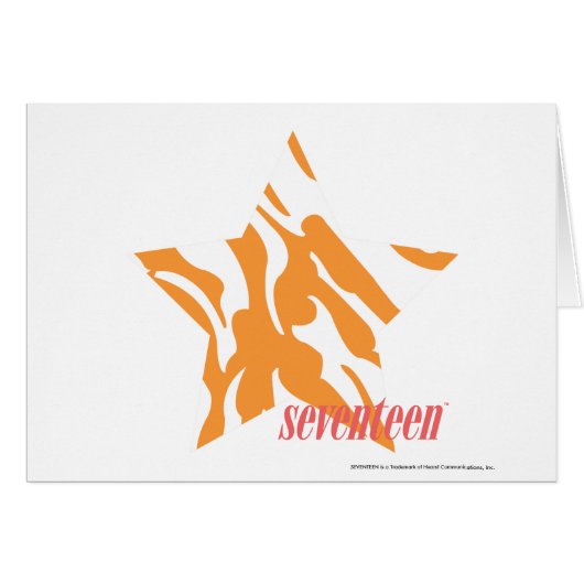 Zebra Orange 3 Cards (Front Horizontal)