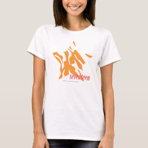 Zebra Orange 3 T-Shirt