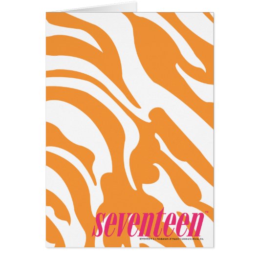 Zebra Orange Cards (Front)