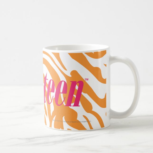 Zebra Orange Coffee Mug (Right)