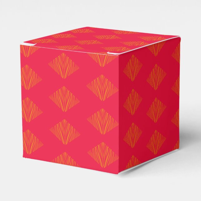 Zebra Ornamental Favor Box (Front Side)