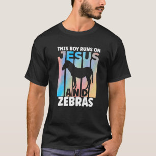 Zebra Outfit for Zebra Lovers for Boys Premium T-Shirt