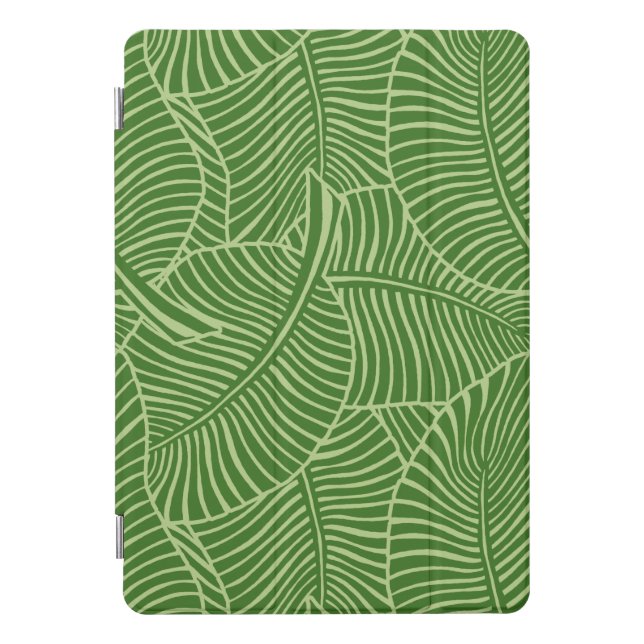 Zebra Palm Hawaiian Tropical - Palm Green iPad Pro Cover (Front)
