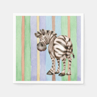 Zebra Paper Napkins