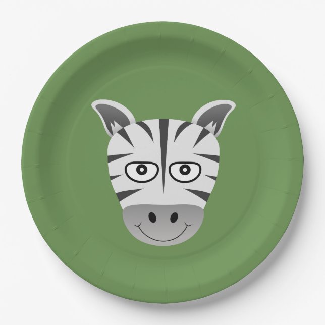 Zebra Paper Plates (Front)