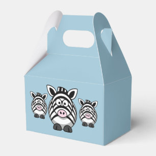 Zebra Party Favor Box