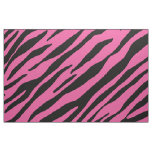 zebra pattern animal print black and pink fabric