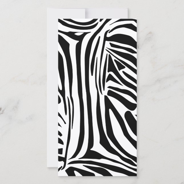 Zebra pattern announcement (Front)