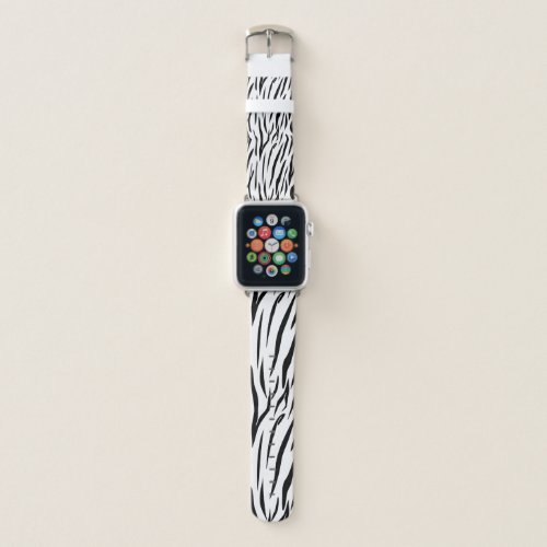 Zebra Pattern Apple Watch Band