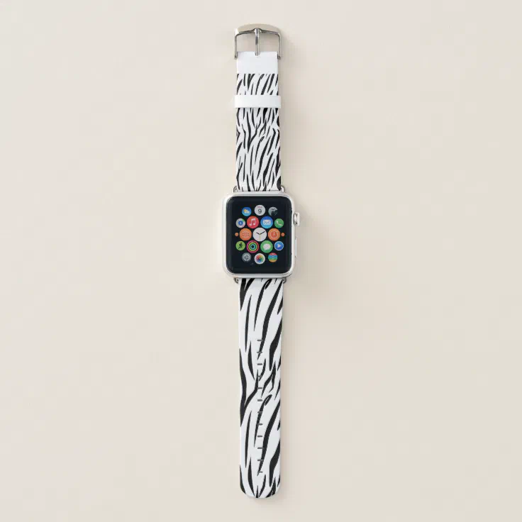 Zebra Pattern Apple Watch Band Zazzle