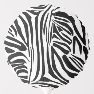 Zebra pattern balloon