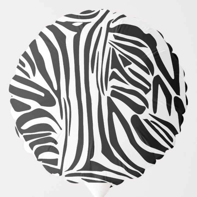 Zebra pattern balloon (Front)