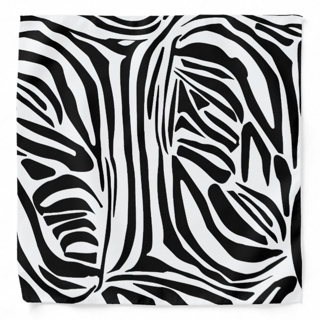 Zebra pattern bandana (Front)