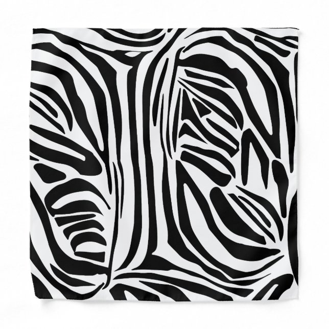 Zebra pattern bandana (Front)