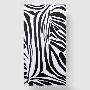 Zebra pattern blackout curtains