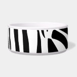 Zebra pattern bowl<br><div class="desc">https://www.zazzle.com/zebra_pattern_discount_card-256129043816457074</div>