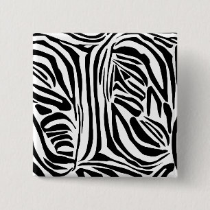 Zebra pattern button