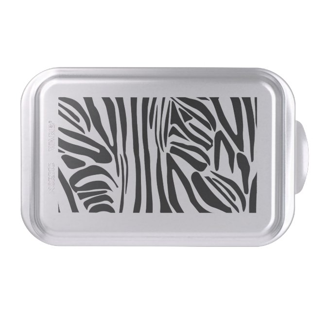 Zebra pattern cake pan (Front)