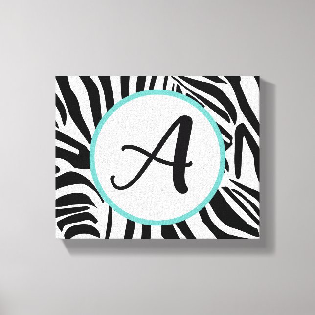 Zebra Pattern Canvas Print (Front)