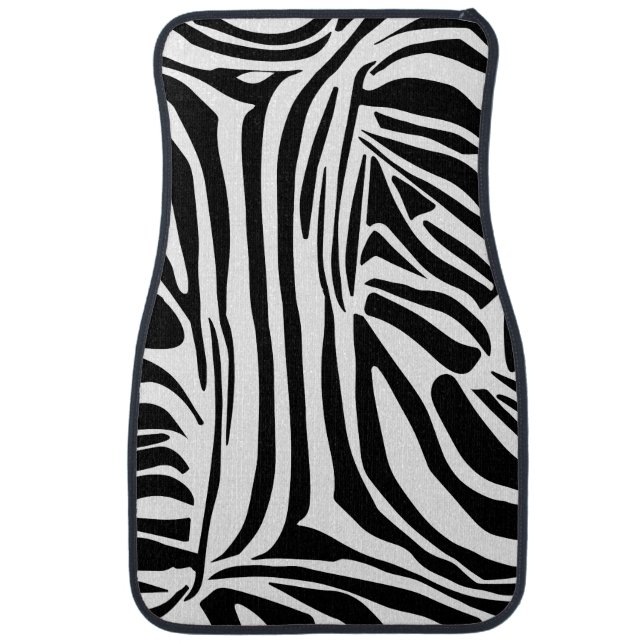 Zebra pattern car floor mat (Front)