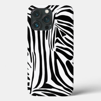 Zebra pattern iPhone 13 pro case