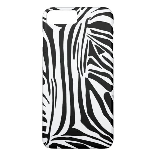 Zebra pattern iPhone 8 plus7 plus case