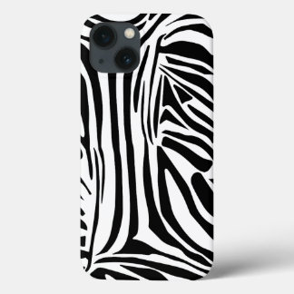 Zebra pattern iPhone 13 case