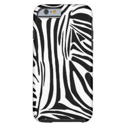 Zebra pattern tough iPhone 6 case