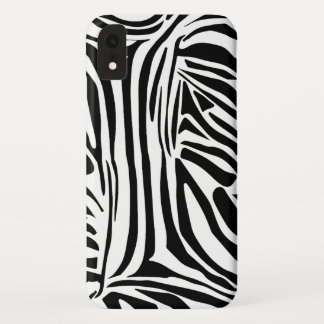 Zebra pattern iPhone XR case