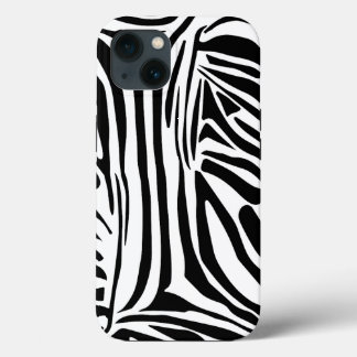 Zebra pattern iPhone 13 case