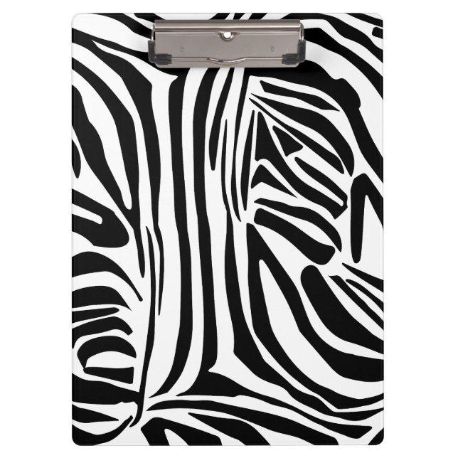 Zebra pattern clipboard (Front)