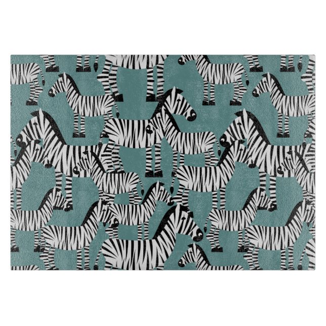 Zebra Pattern Cutting Board (Front)
