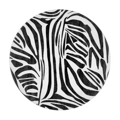 Zebra pattern cutting board