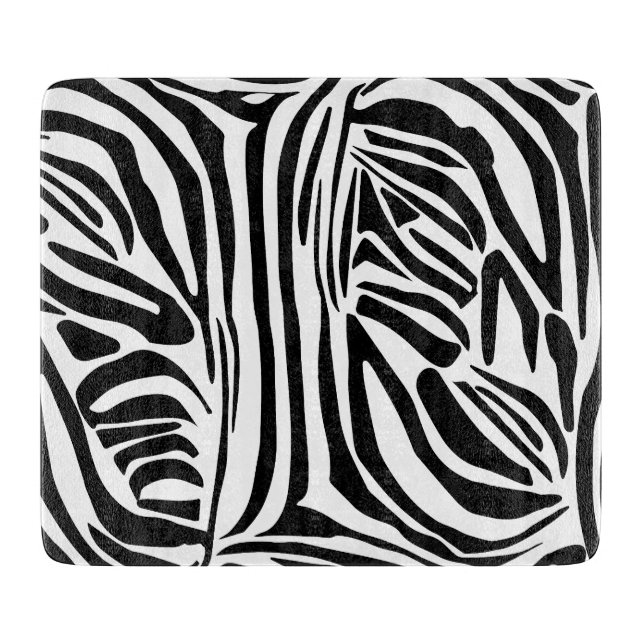 Zebra pattern cutting board (Front)
