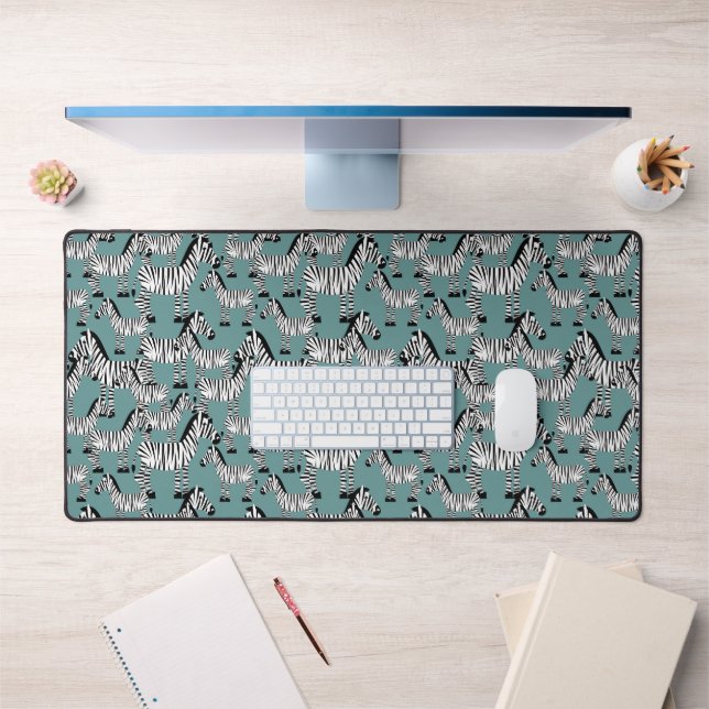 Zebra Pattern Desk Mat (Office 1)