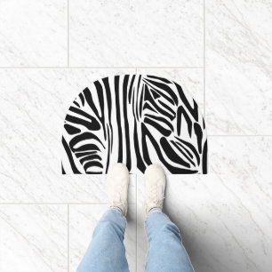 Zebra pattern doormat
