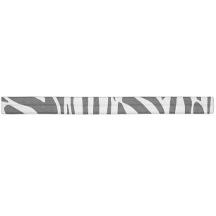 Zebra pattern elastic hair tie