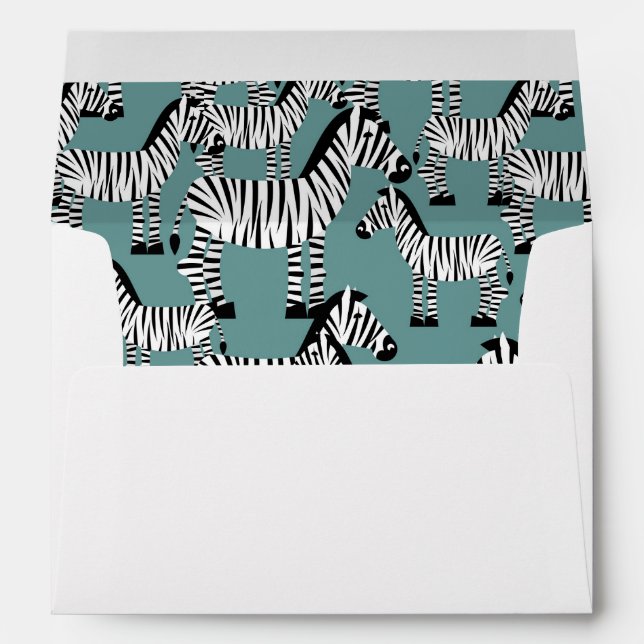 Zebra Pattern Envelope (Back (Bottom))