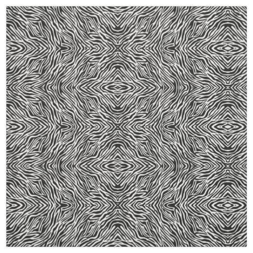 Zebra pattern fabric
