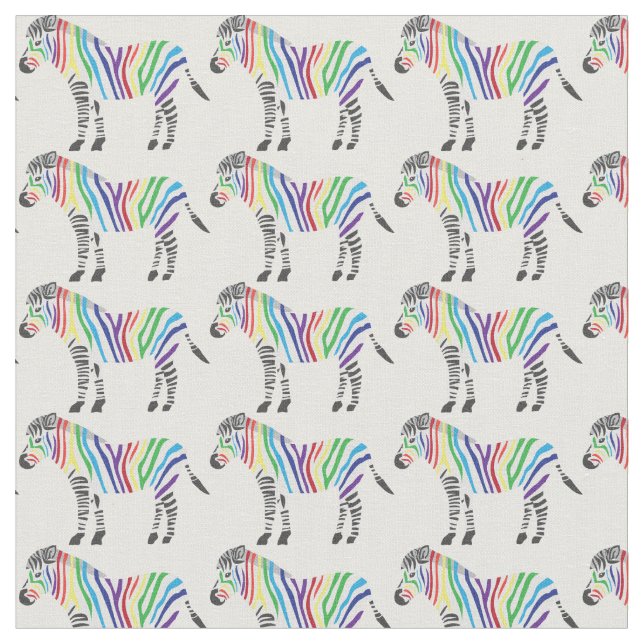 Zebra Pattern Fabric (Close Up)