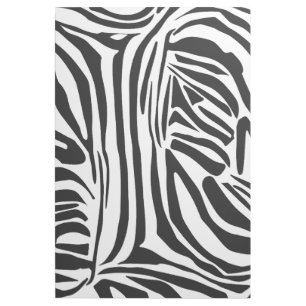 Zebra pattern gallery wrap