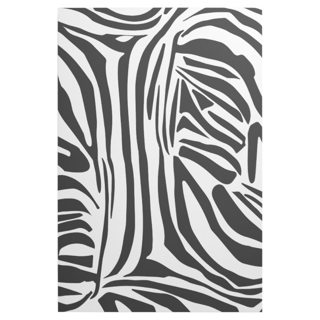 Zebra pattern gallery wrap (Front)