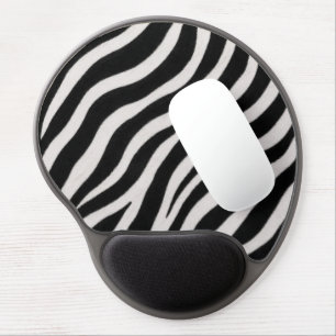 Zebra Pattern Gel Mouse Pad Eye Catching Style